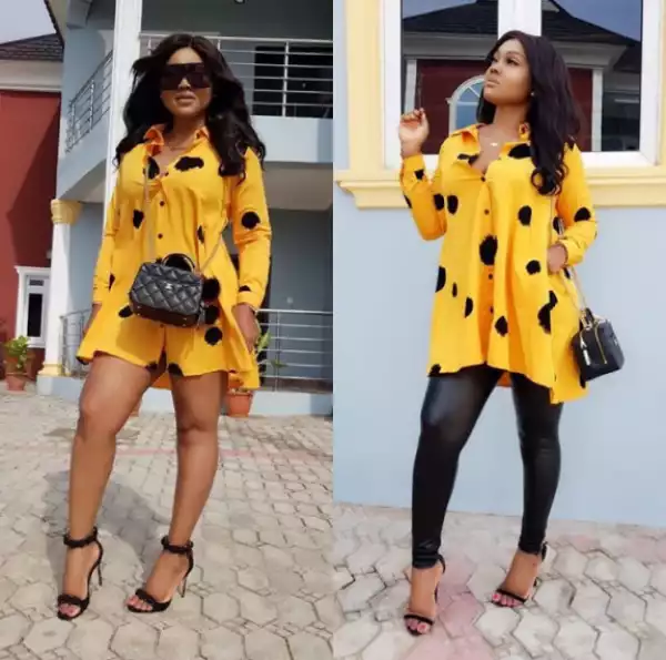 ‘You Are Just An Olodo’: Mercy Aigbe Slams Fan Who Tried To Correct Her Spelling